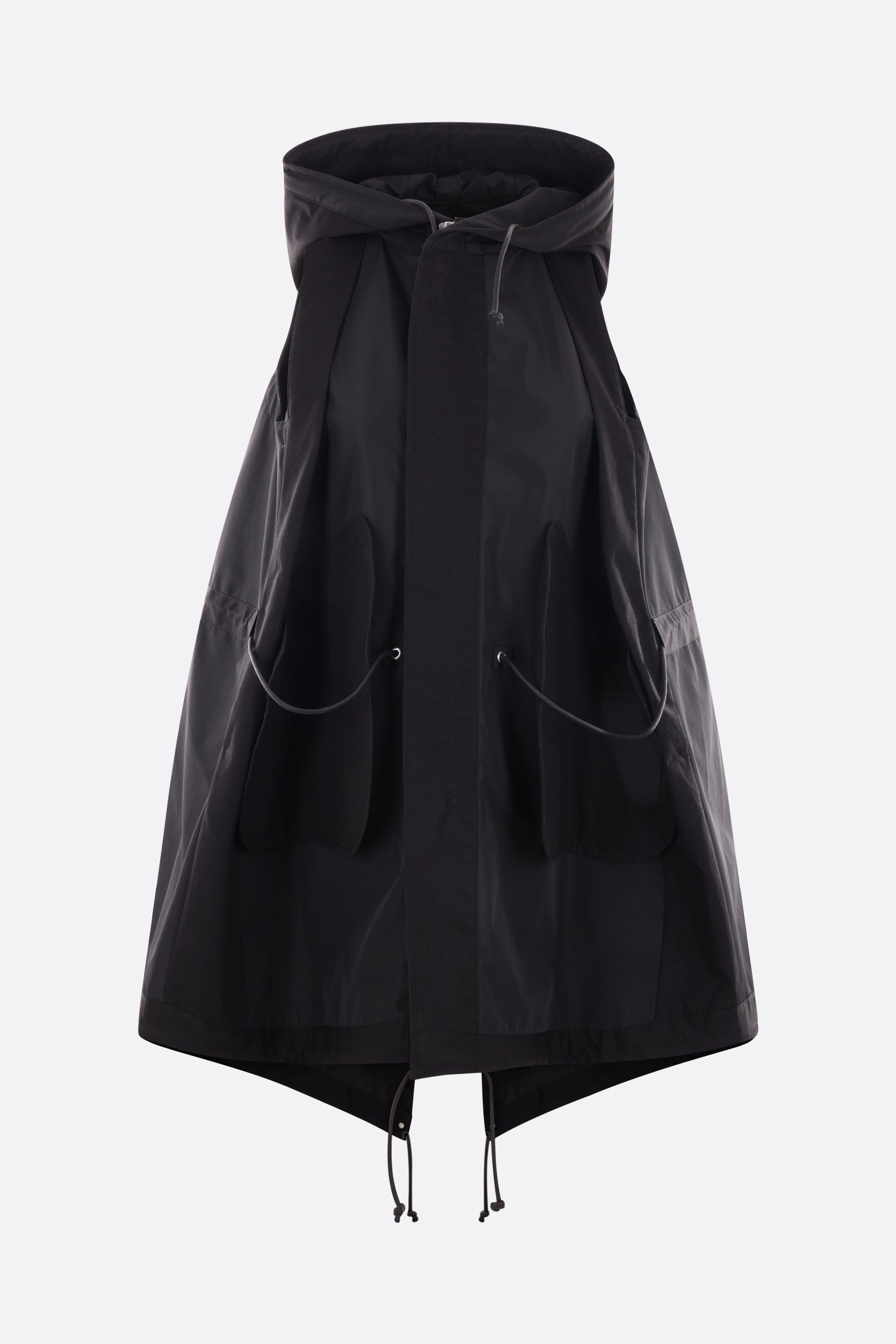 taffeta blouson sleeveless jacket