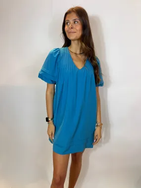 Teal Lou Dress