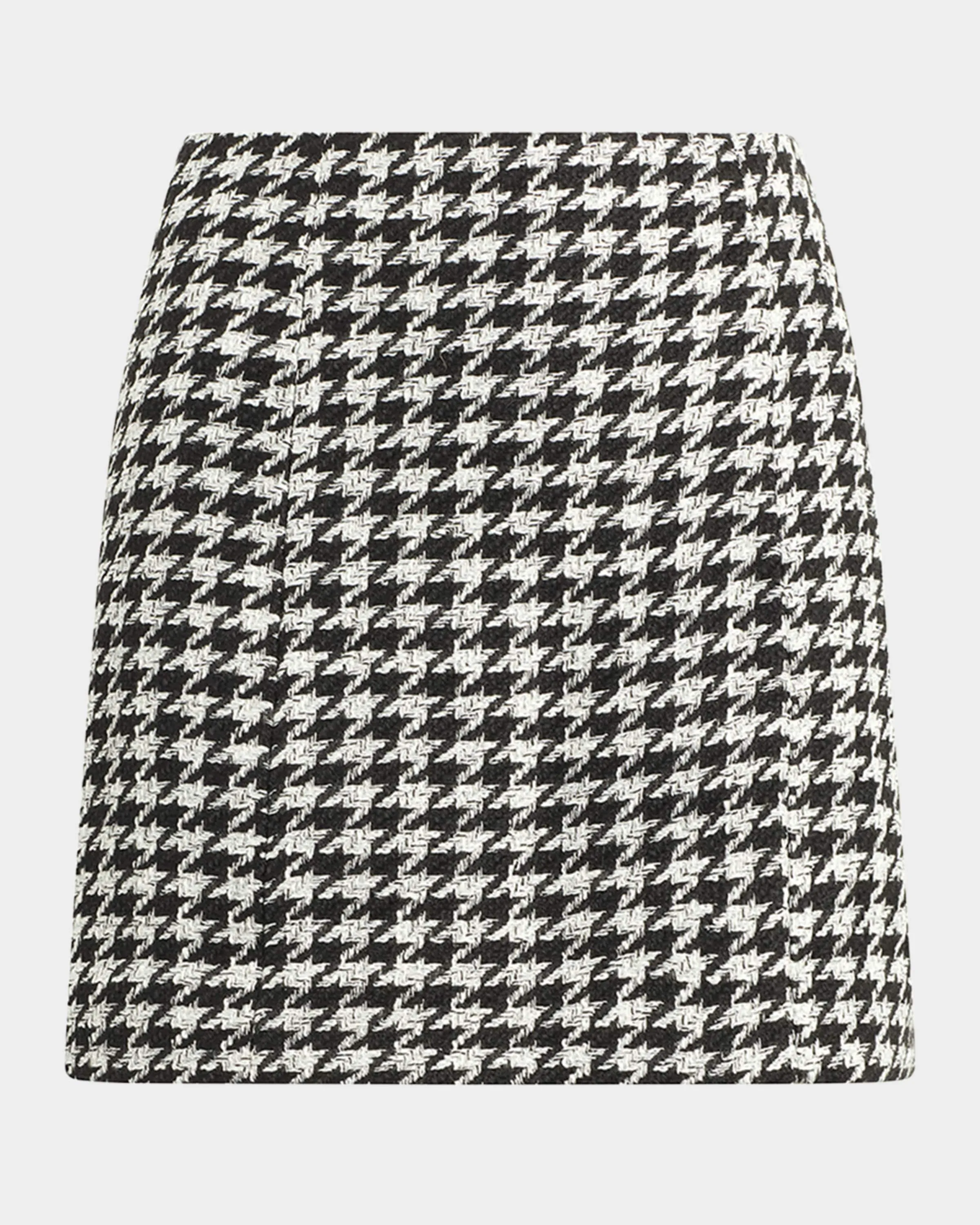 The First Wife Houndstooth Mini Skirt