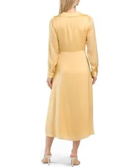 Tj Maxx Cherie Satin Midi Dress For Women