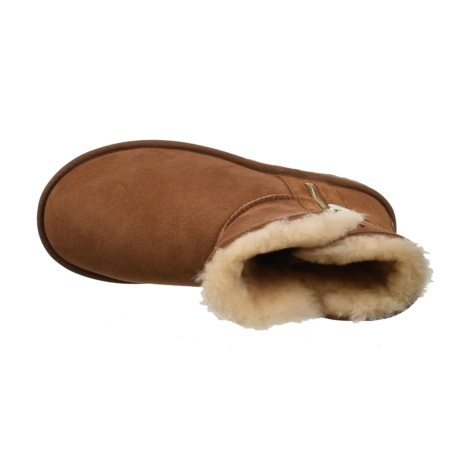 UGG Bailey Zip Mini Retro Fleece Women's Boots Chestnut