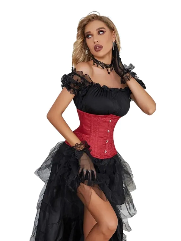 Vampire Red Underbust Corset