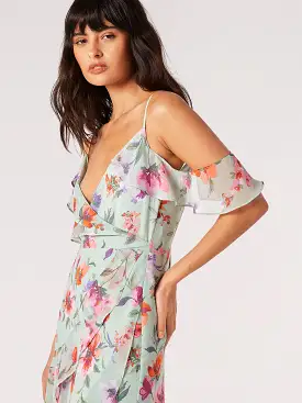 Watercolor Floral Dress