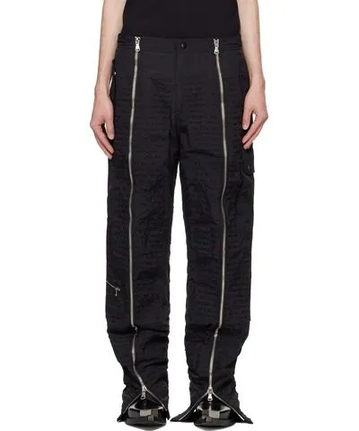 Who Decides War Black 'WDW' Ski Cargo Pants